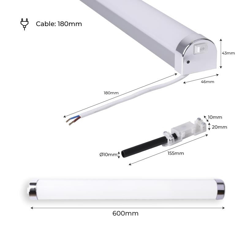 Aplique espejo baño LED - 15W - 60cm (11)