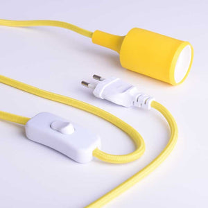 Aplique de pared nórdico "YOJO" -Escuadra de madera y colgante de silicona (19)