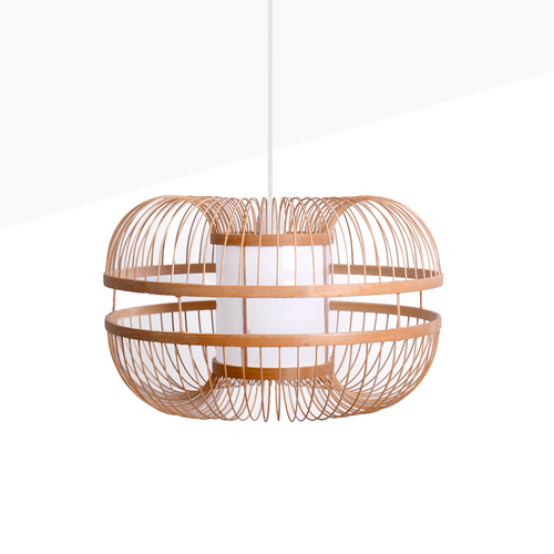 Japanese bamboo pendant lamp 