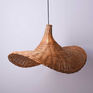 Lámpara colgante de mimbre "Tien" (4)