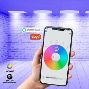 Panel LED WIFI SMART RGB / RGBW + CCT - 60x60 cm - 40W - IP40 (5)