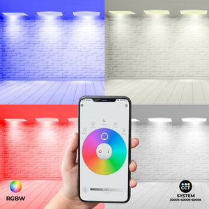 Panel LED WIFI SMART RGB / RGBW + CCT - 60x60 cm - 40W - IP40 (1)