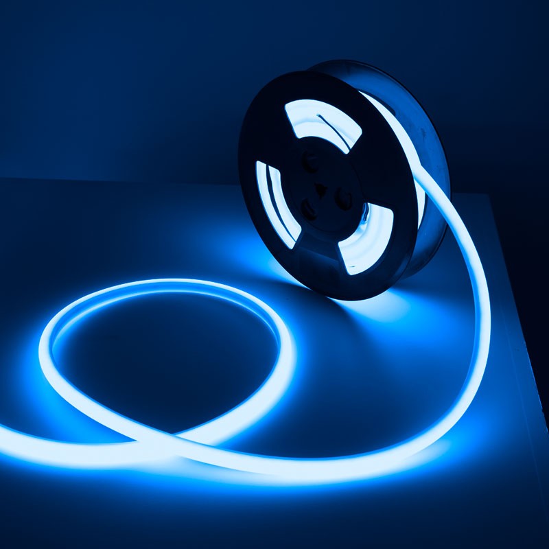 Neón LED flexible RGB 24V DC- 12X12mm - 10 metros - Kit completo - 11W/m - IP67 - Curvatura vertical (3)