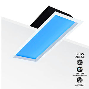 Panel LED "SMART Blue Skylight" - Efecto cielo - Daylight - 100W - 120x30cm (2)