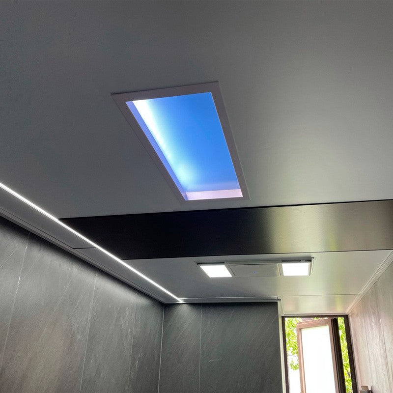 Panel LED "SMART Blue Skylight" - Efecto cielo - Daylight - 100W - 120x30cm (1)