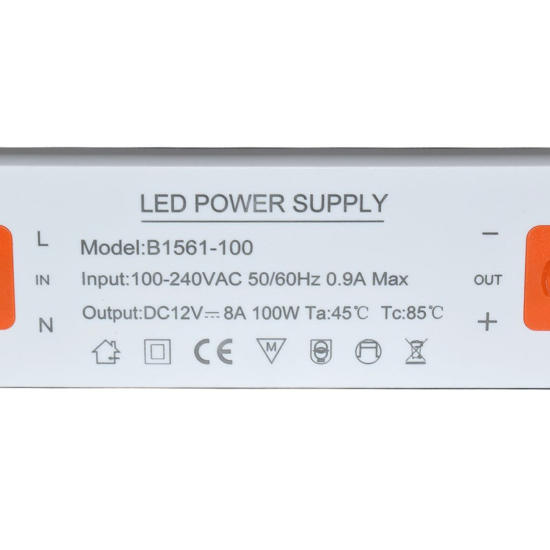 Fuente de alimentación ultra slim 12V - 100 W - IP20 (6)