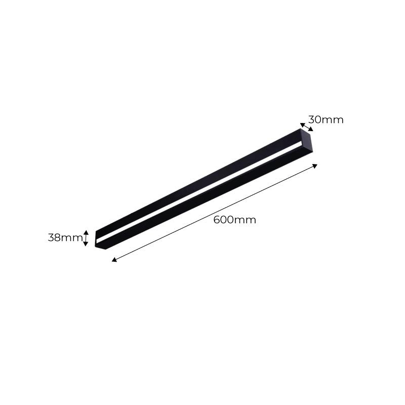 Aplique lineal de pared LED integrado - 13W - 60cm - IP20 (12)