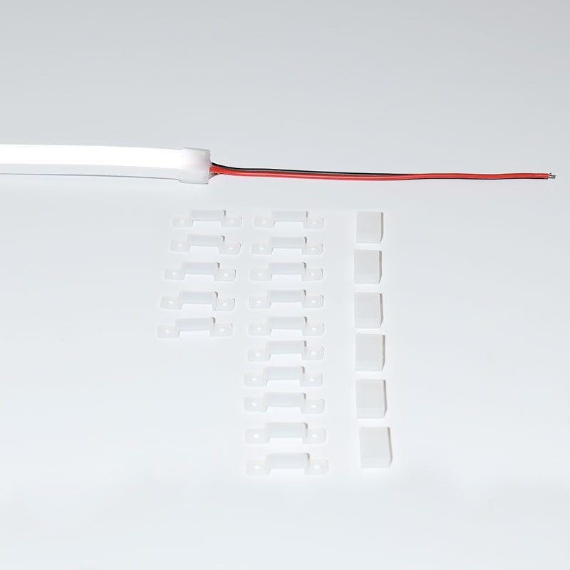 Neón LED flexible 24V DC - 5x11mm - 5 metros - Kit completo - 11W/m - 320ch/m - IP67 - Curvatura vertical (9)
