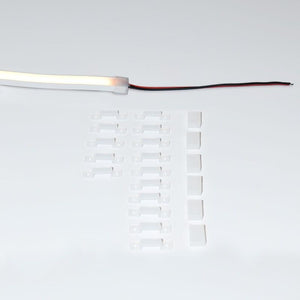 Neón LED flexible 24V DC - 5x11mm - 5 metros - Kit completo - 11W/m - 320ch/m - IP67 - Curvatura vertical (13)