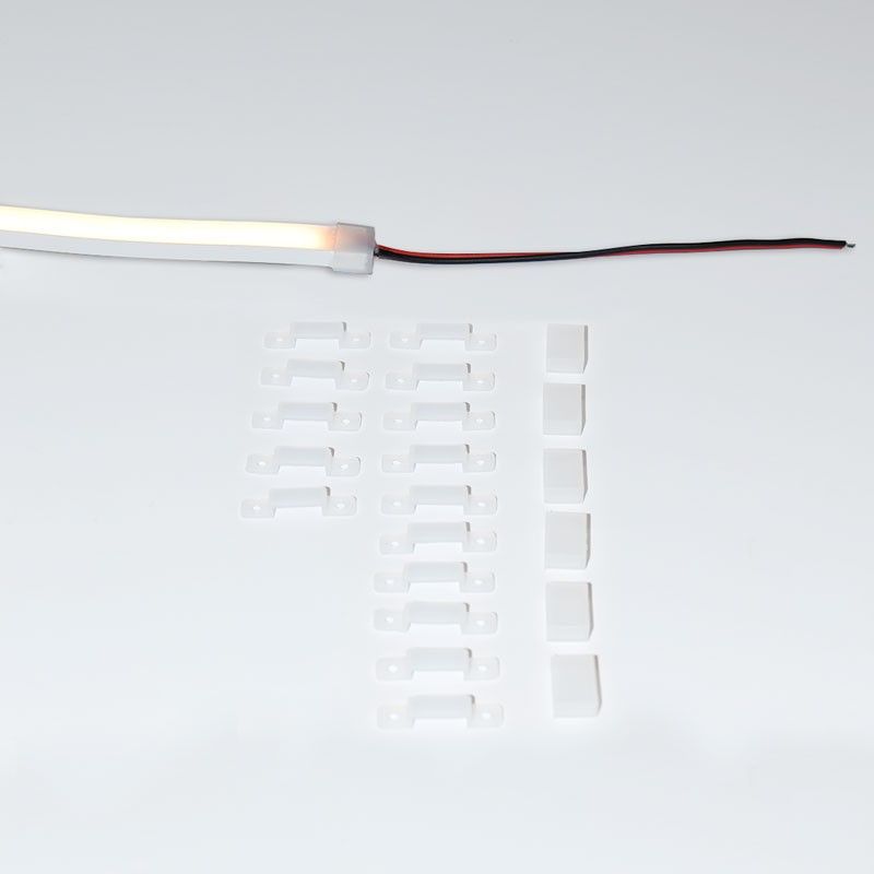 Neón LED flexible 24V DC - 5x11mm - 5 metros - Kit completo - 11W/m - 320ch/m - IP67 - Curvatura vertical (13)