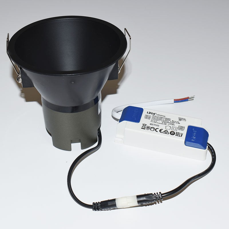 Foco LED empotrable 11W "KOPPA"- Óptica 15º - Corte Ø 100mm - Bajo UGR (4)