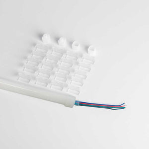 Neón LED flexible RGB 24V DC- 12X12mm - 10 metros - Kit completo - 11W/m - IP67 - Curvatura vertical (11)