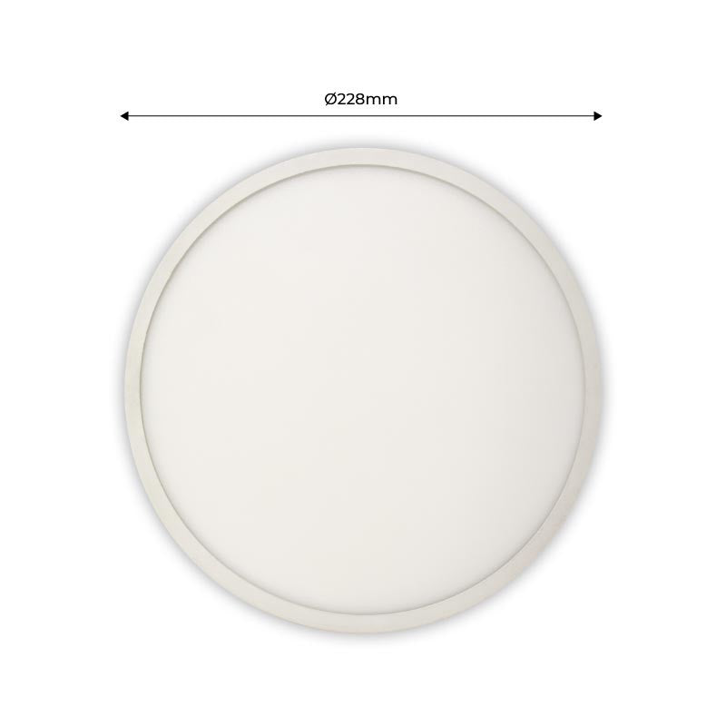 Downlight LED circular empotrable - Diámetro de corte ajustable: Ø 50 a 205 mm - 20W (6)