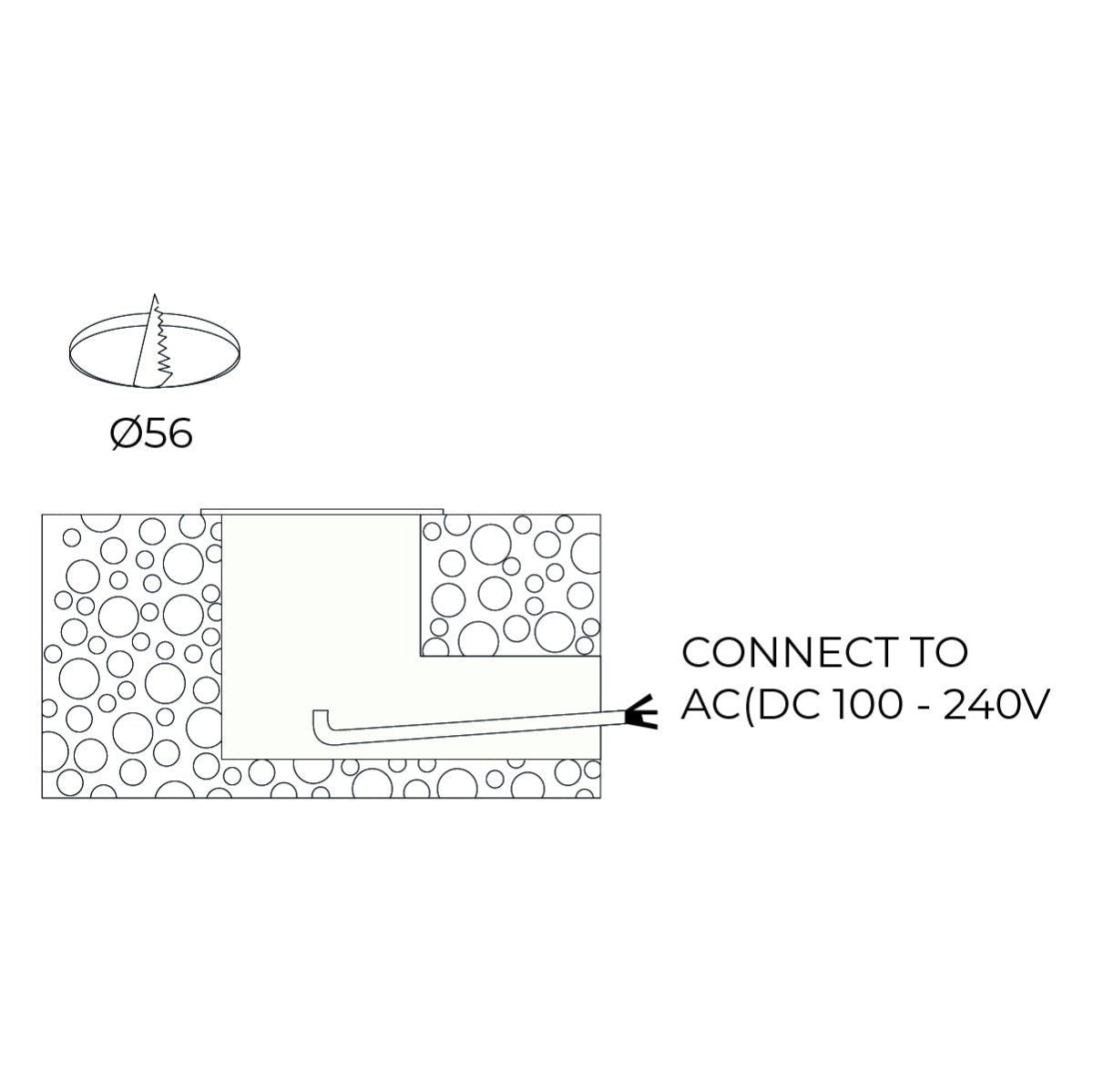 Foco LED empotrable suelo 4,5W 220V-AC IP67 - Barcelona Led-