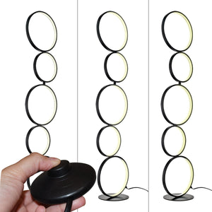 Lámpara de pie LED de aluminio "NATALIE" - 30W - Luz cálida (11)