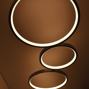 Lámpara de pie LED de aluminio "NATALIE" - 30W - Luz cálida (15)