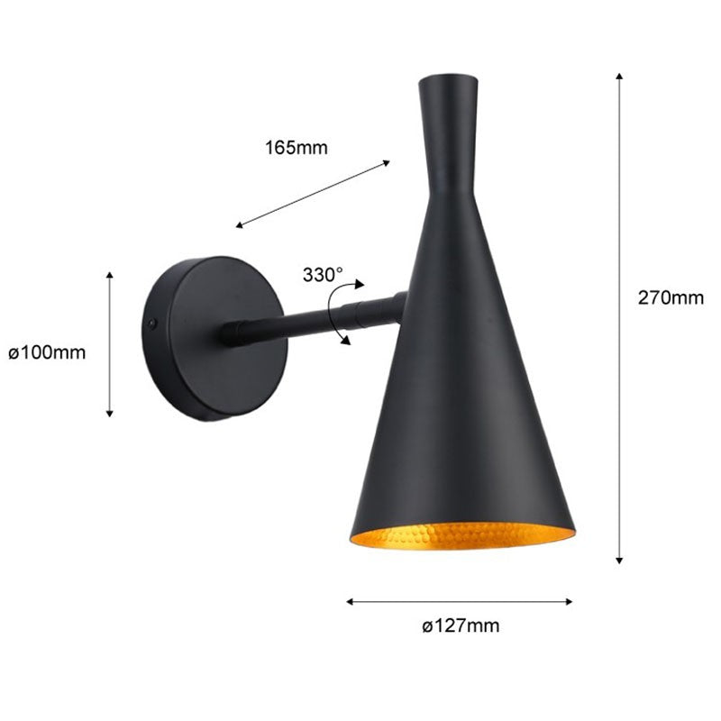 Aplique de pared interior orientable estilo nórdico (31)