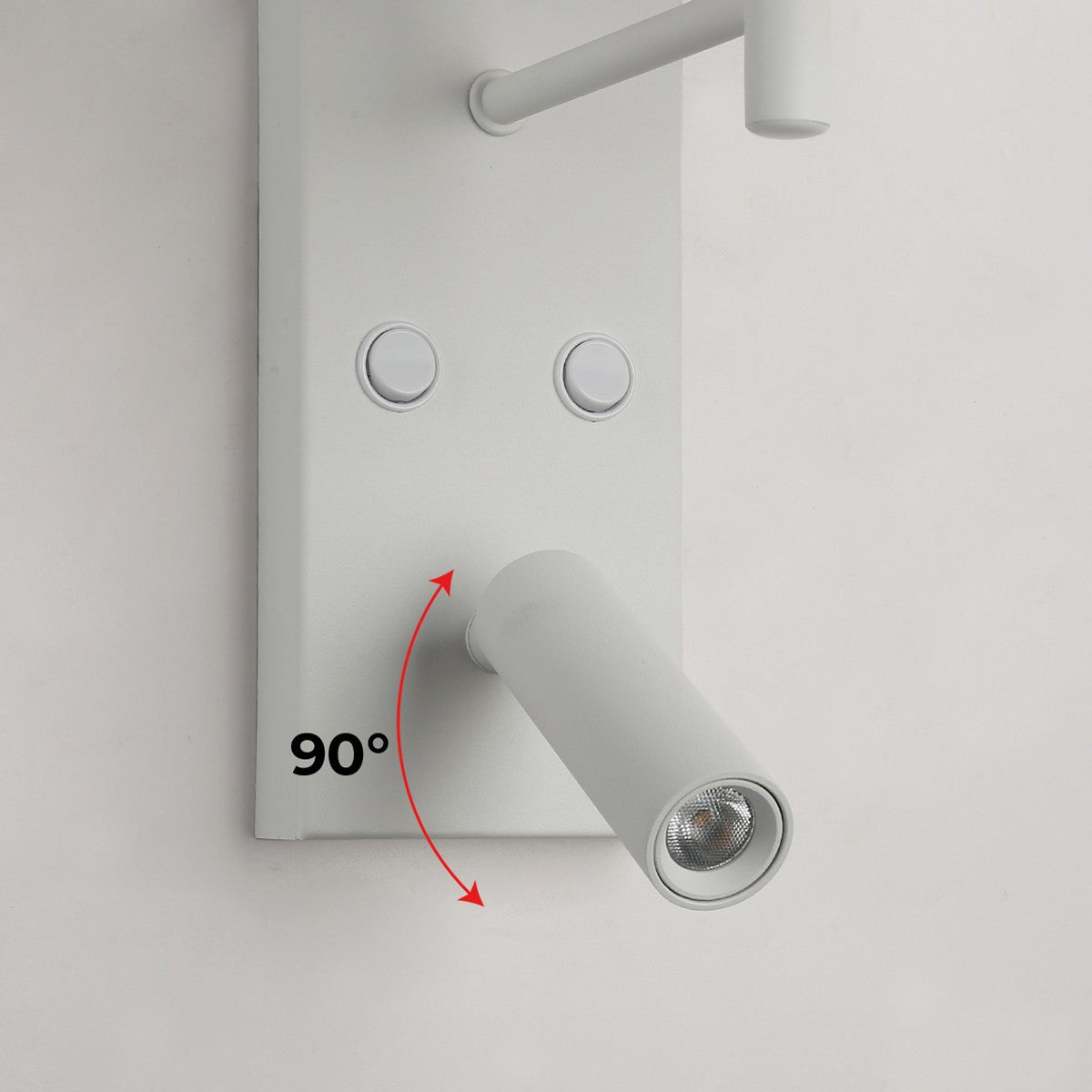 Pack x 2 - Aplique de pared para lectura con foco LED "NOAH" - 3,4W (11)