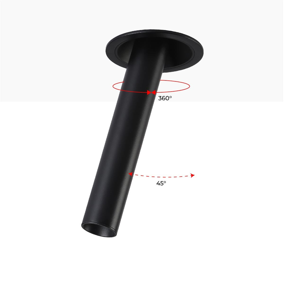 Foco LED empotrable orientable "ALAI" - Zoom - 200mm - 2800K - LED COB - chip Cree - 7W (5)