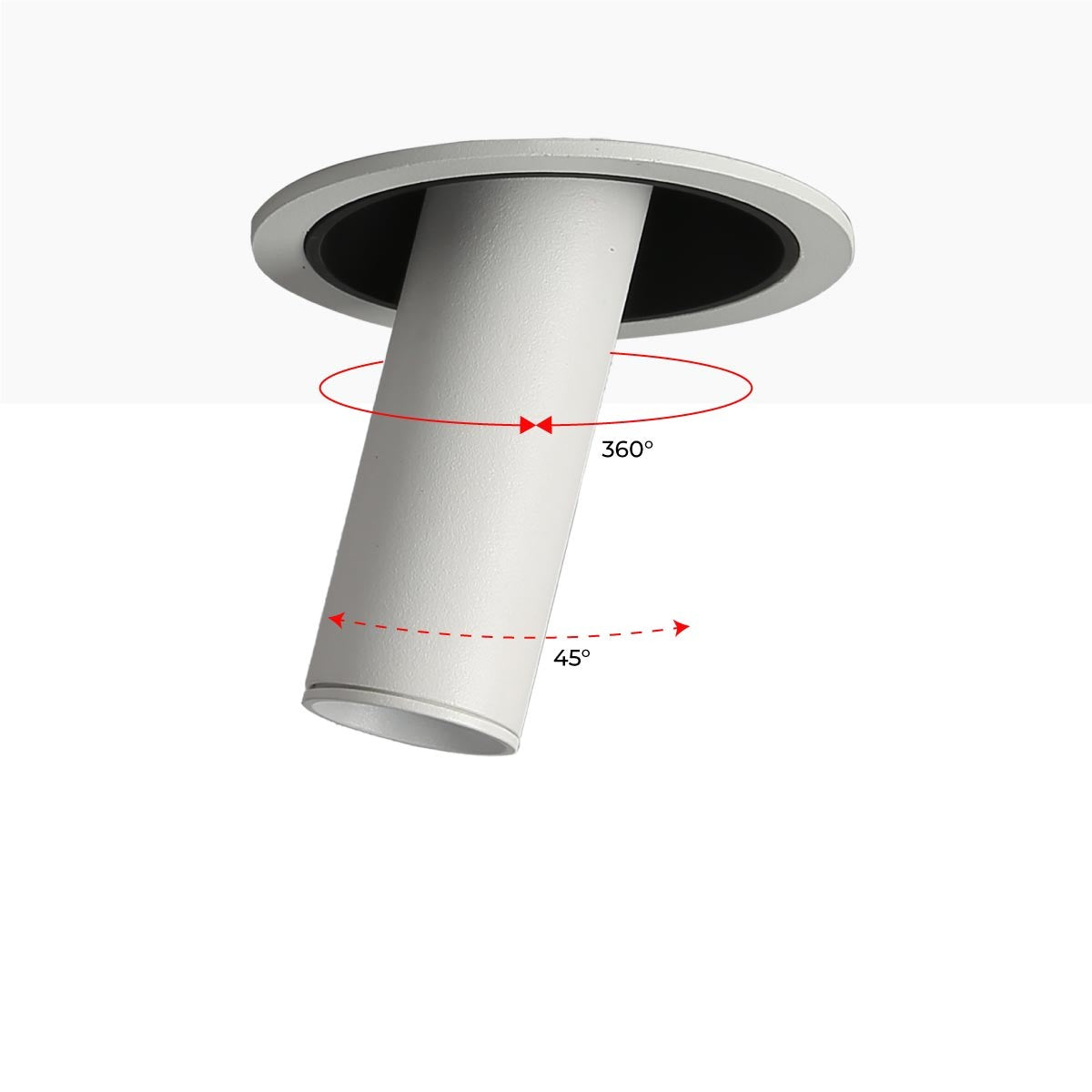 Foco LED empotrable orientable "ALAI" - Zoom - 100mm - 2800K - LED COB - chip Cree - 7W (7)
