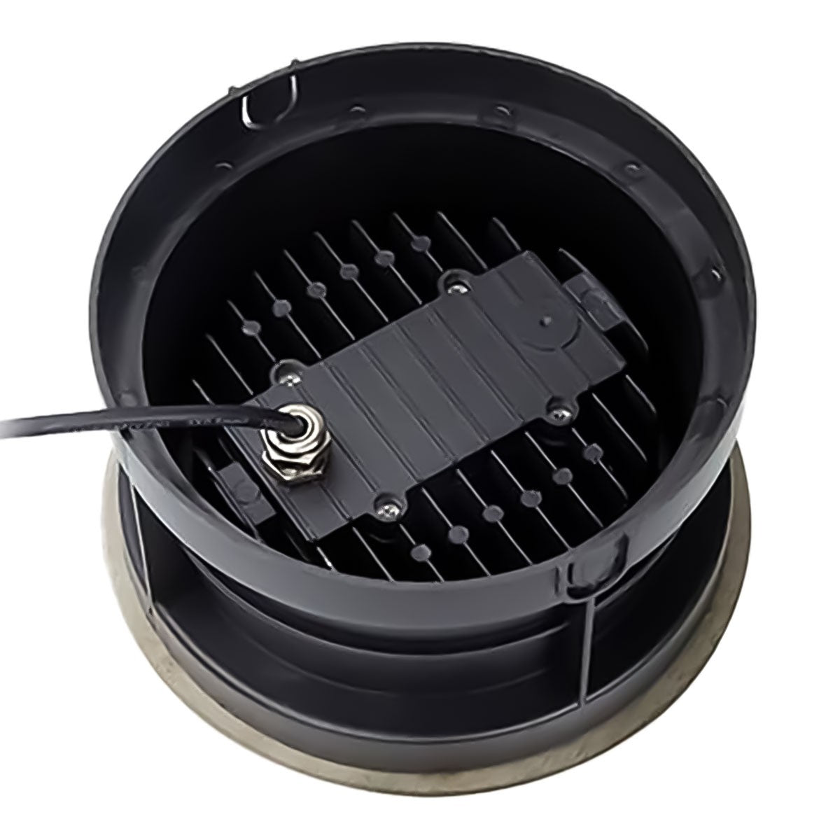 Baliza LED empotrable en suelo 18W - Blanco cálido - Ø21cm - IP67 - 220v (1)