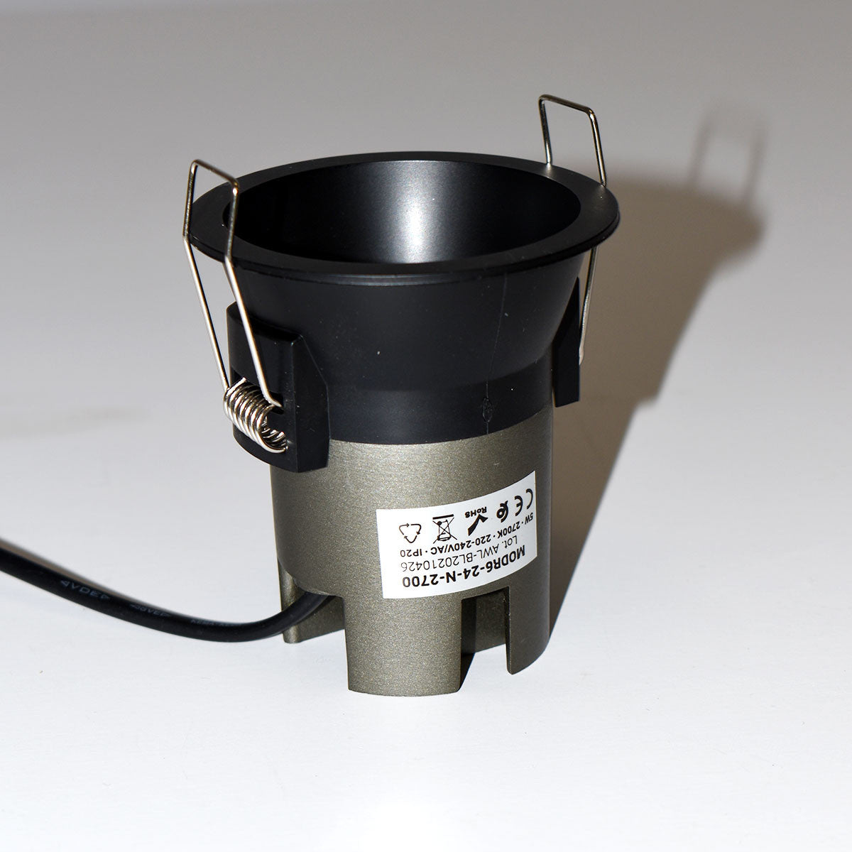 Foco LED empotrable 6W "KOPPA"- Óptica 24º - Corte Ø 65mm - Bajo UGR (8)