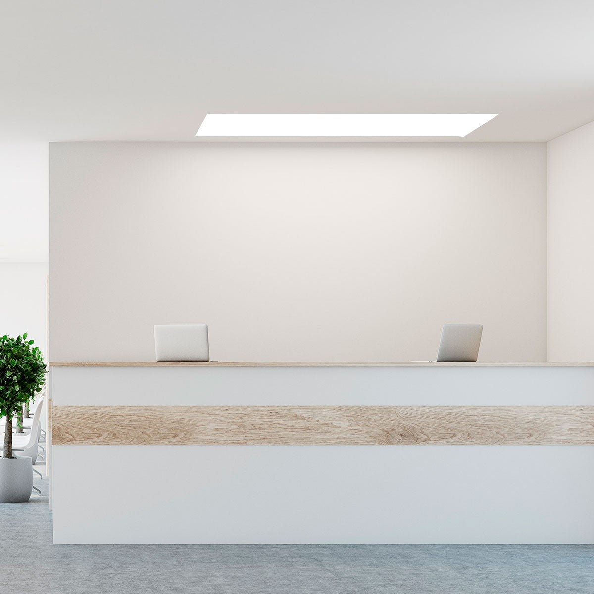 Panel LED slim 120X30 cm -  Driver Philips - 44W - UGR19 - IP40 (7)