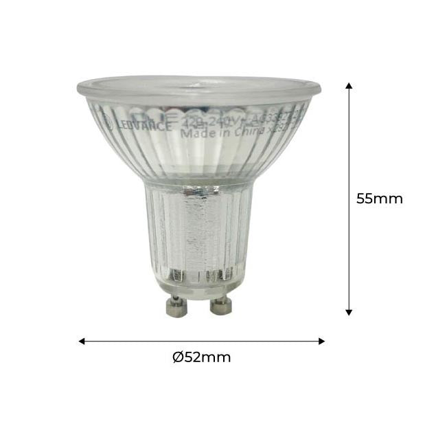 Bombilla LED inteligente GU10 4,9W -  WiFi - RGB + CCT- LEDVANCE - PAR16 (3)