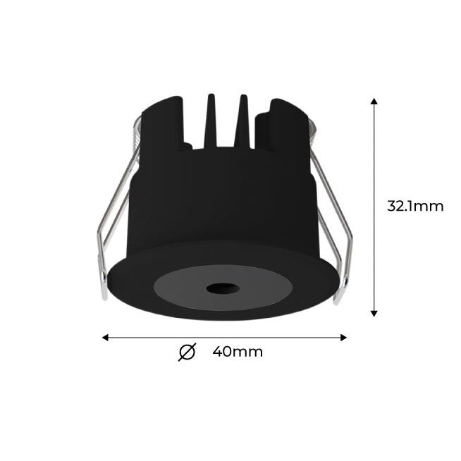 Downlight LED Mini 3W - Chip OSRAM - Bajo UGR - CRI 90 - Ø 40mm (22)
