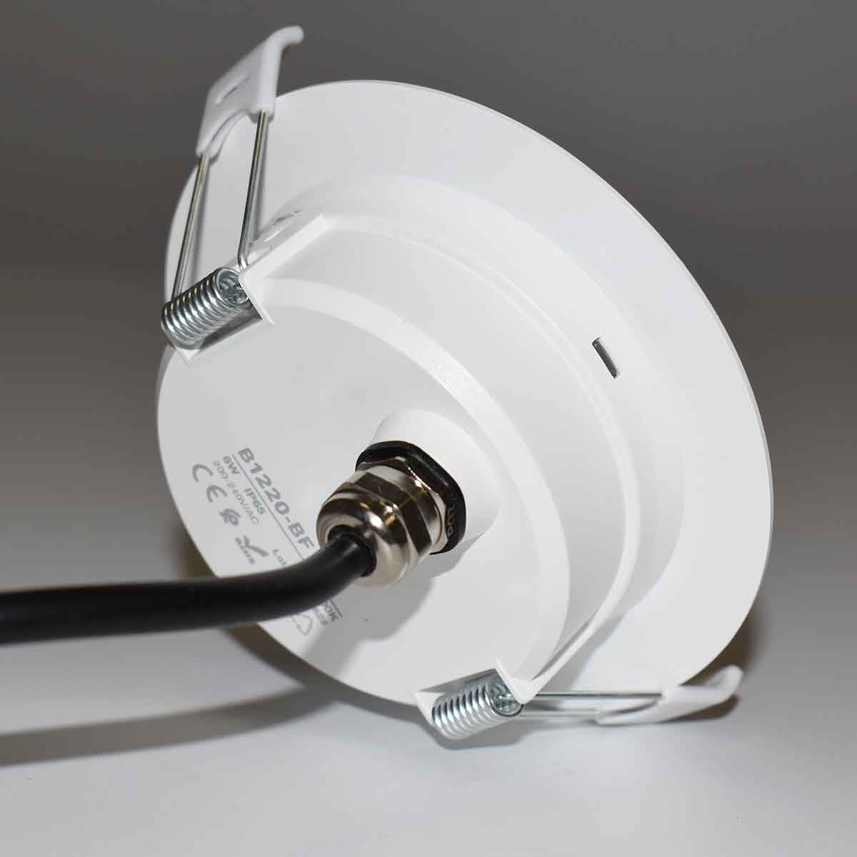 Downlight LED estanco empotrable - IP65 - 8W - Corte Ø 80-95mm (8)
