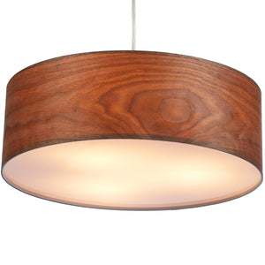 Lampara colgante con pantalla efecto madera "MATAGALLS" - 3xE27 (4)