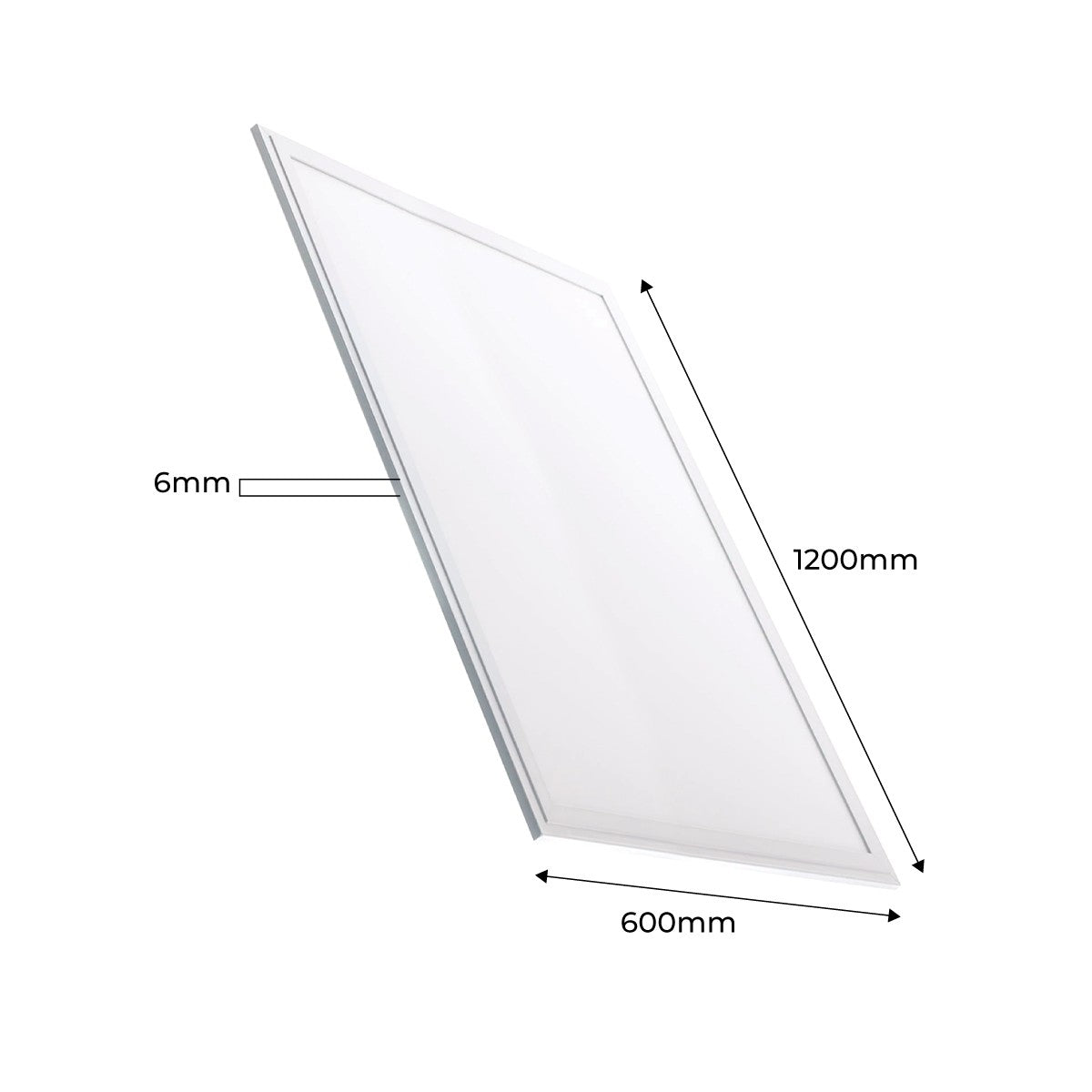 Panel LED empotrable 120X60cm - PUSH regulable - 72W - UGR19 (10)