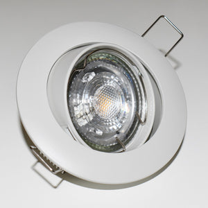Aro downlight circular basculante para bombilla GU10 / MR16 - Corte Ø72 mm (8)