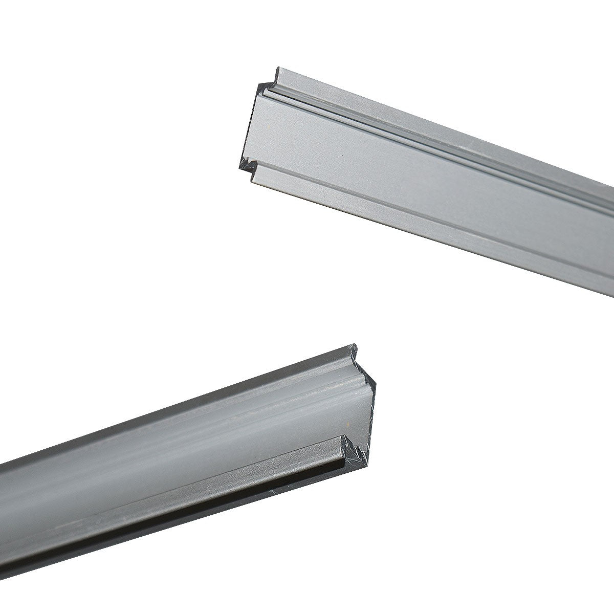 Perfil de aluminio empotrable para tira LED con difusor - 2 tapas - 23x8mm - 2 metros (5)