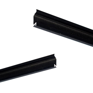 Perfil de aluminio empotrable para tira LED con difusor - 2 tapas - 23x8mm - 2 metros (12)