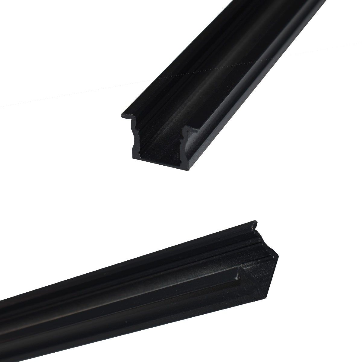 Perfil de aluminio empotrable para tira LED con difusor - 2 tapas - 23x15mm - 2 metros (12)