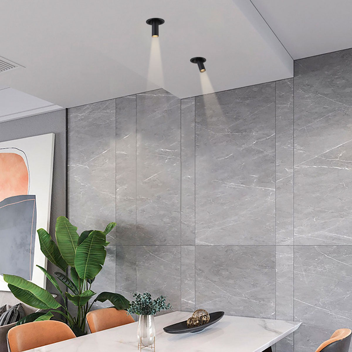 Foco LED empotrable orientable "ALAI" - Zoom - 100mm - 2800K - LED COB - chip Cree - 7W (24)