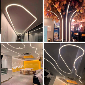 Neón LED flexible circular - 24V DC - Instalación sobre superficie - Ø20mm - 5 metros - 13W/m - Kit completo -  IP67 (22)