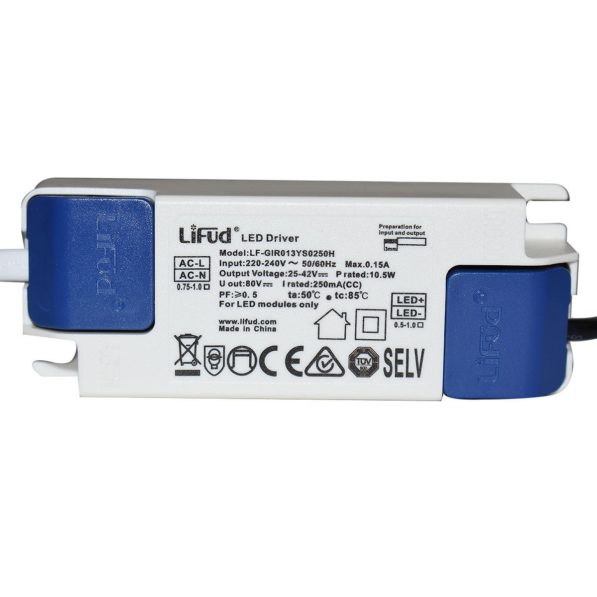 Foco LED empotrable 6W "KOPPA"- Óptica 15º - Corte Ø 65mm - Bajo UGR (21)