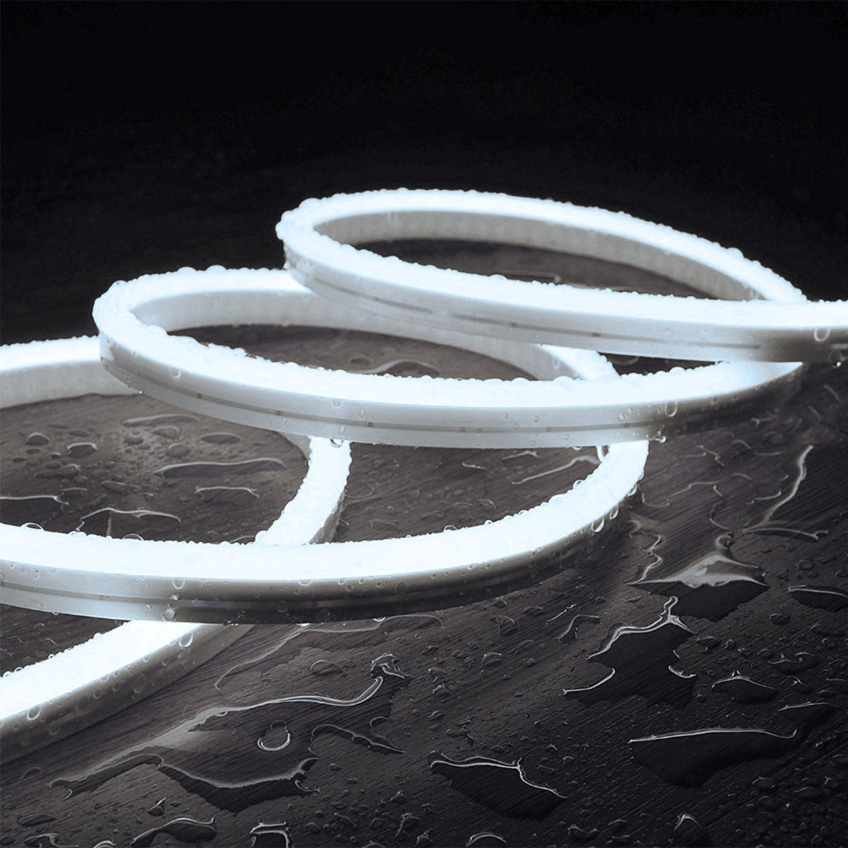 Neón LED flexible 24V DC - 4x10mm - 5 metros - Kit completo - IP67 - 11W/m - Curvatura lateral (14)