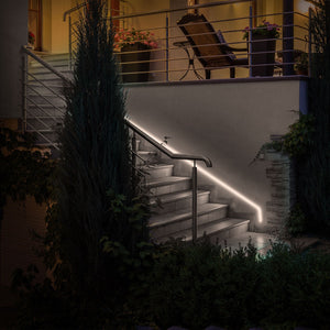 Neón LED flexible 24V DC - 4x10mm - 5 metros - Kit completo - IP67 - 11W/m - Curvatura lateral (44)