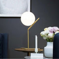 Crystal ball table lamp 