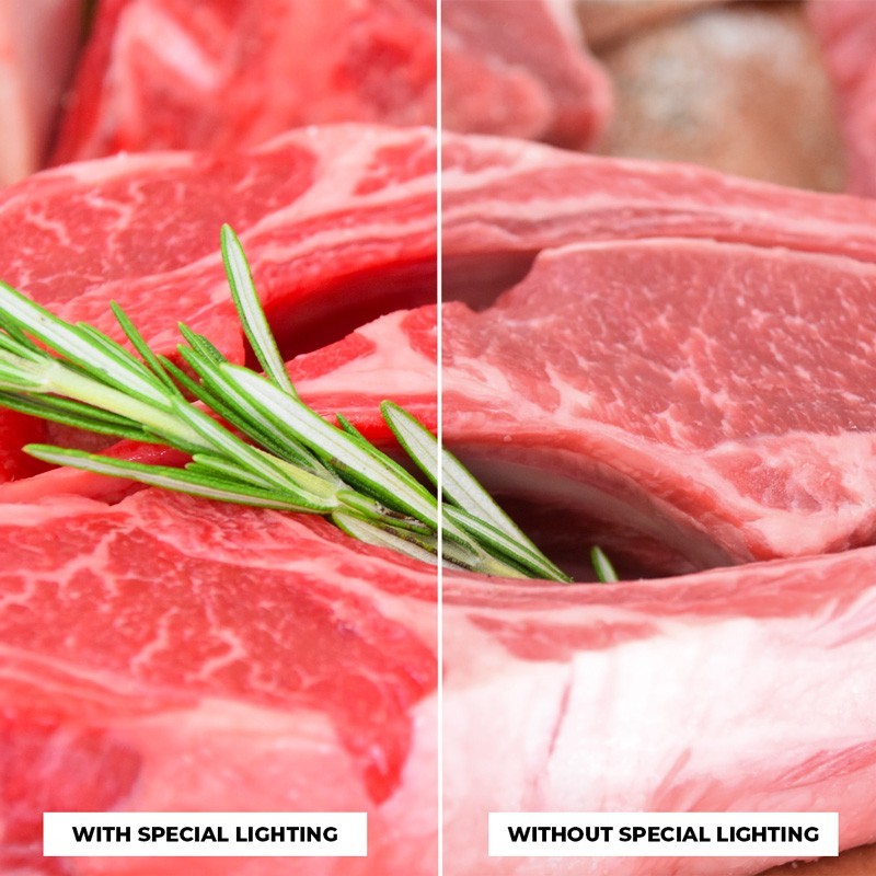 Foco LED para carril trifásico especial para carnicerías - Driver integrado Philips Xitanium- LED COB - 40W (11)