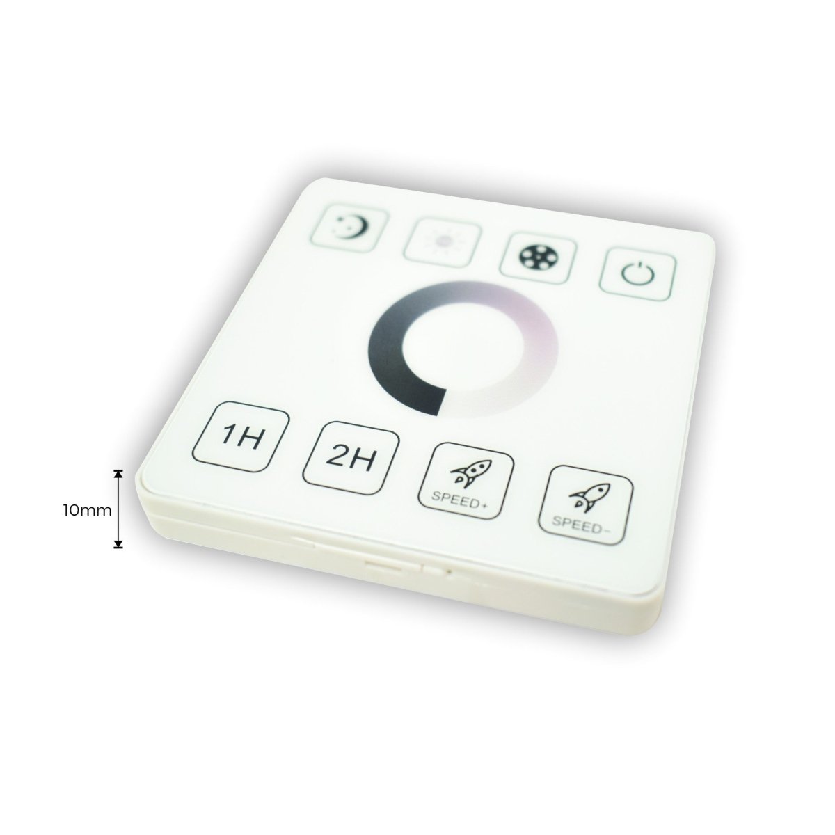 Controlador MONOCOLOR para tiras LED con panel táctil RF - 5-24V/DC - Barcelona Led-Accesorios