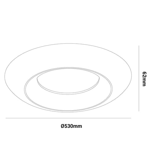 LED-Deckenleuchte „FAX“ - CCT 3000K - 4000K - 21W