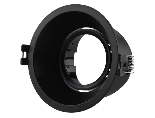 Anel de downlight circular para lâmpada GU10 / MR16 - Low UGR - Recorte Ø 85 mm