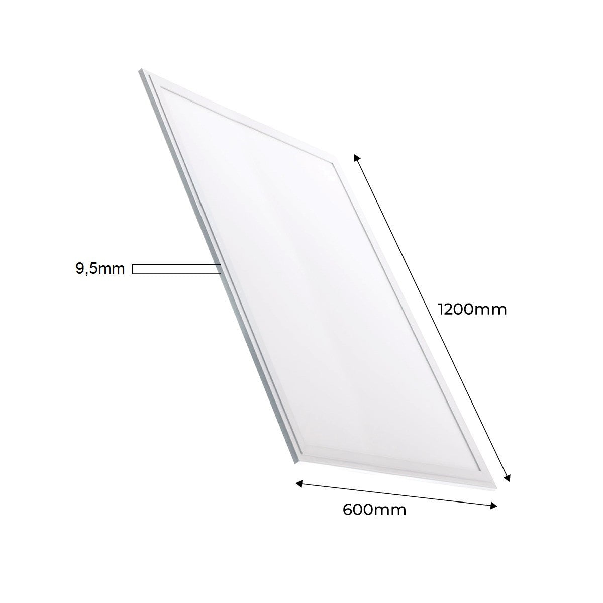 Panel LED slim de superficie 120X60cm - Driver PHILIPS - 72W - UGR19 - Con KIT de montaje (19)