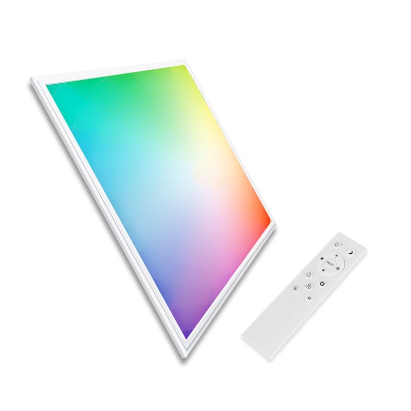 Panel LED de superficie WIFI SMART RGB / RGBW + CCT - 60x60 cm - 40W - Con KIT de montaje (15)