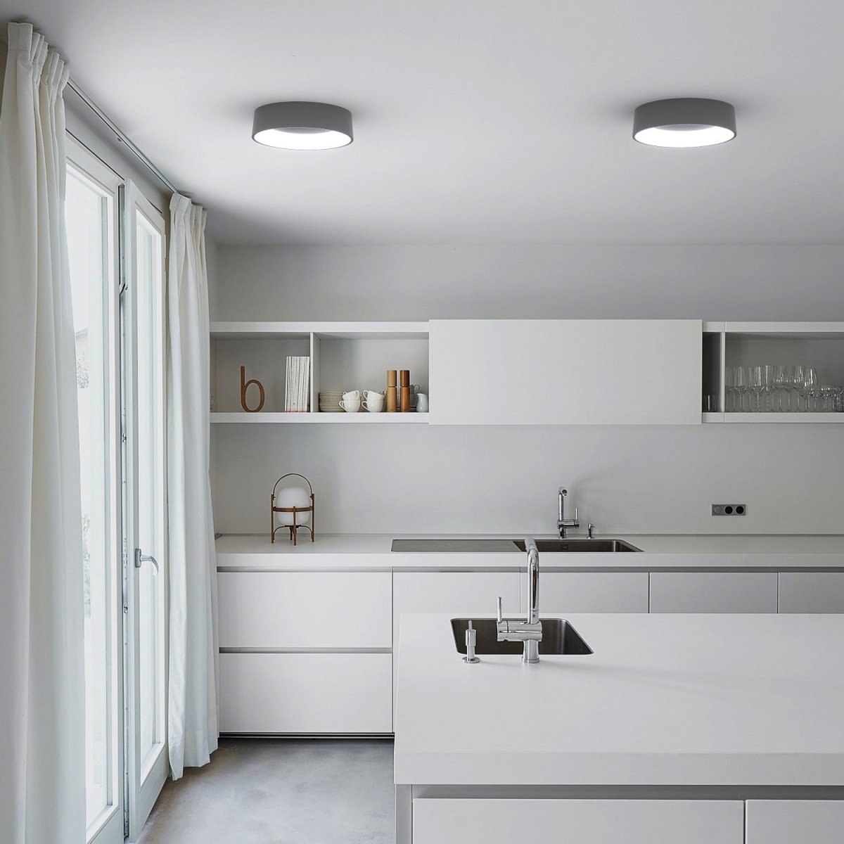 Lámpara de techo LED tipo plafón "ONCAMO 2" - CCT 3000K - 4000K - 27W - Barcelona Led-Decoración