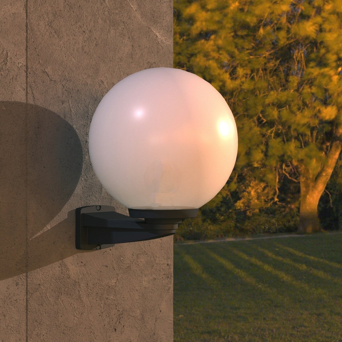 Aplique de pared exterior esfera FUMAGALLI "Nardo/G250" - E27 - Barcelona Led-Decoración